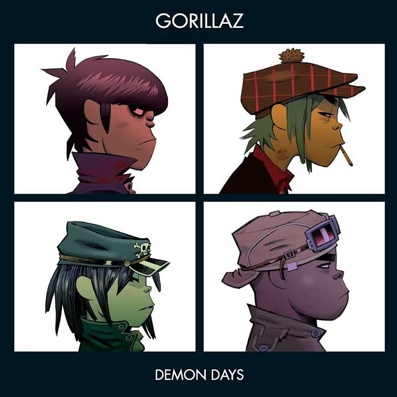 Album Cover of 'Demon Days' by Gorillaz